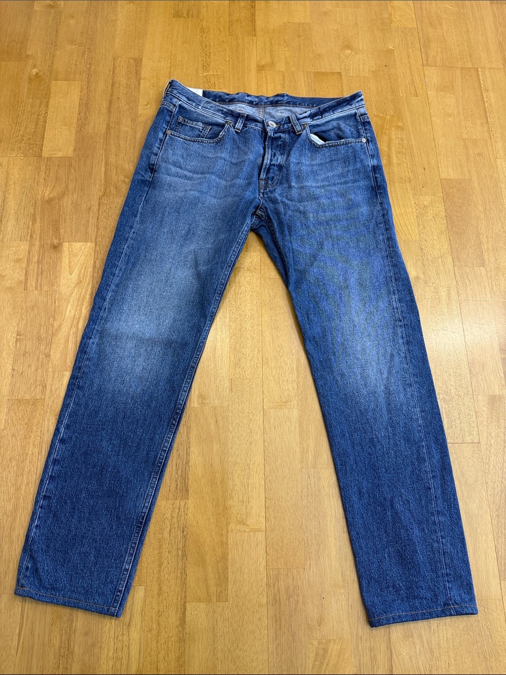 Eleventy Men's Straight Jeans in Washed Blue